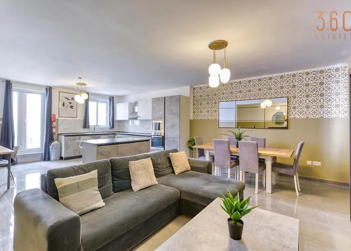 Stylish 3br In The Centre Of St Julian With Wifi By 360 Estates 公寓 *